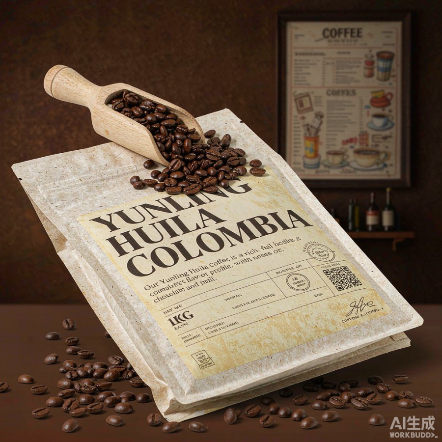 云岭·哥伦比亚慧兰水洗咖啡豆 1kg